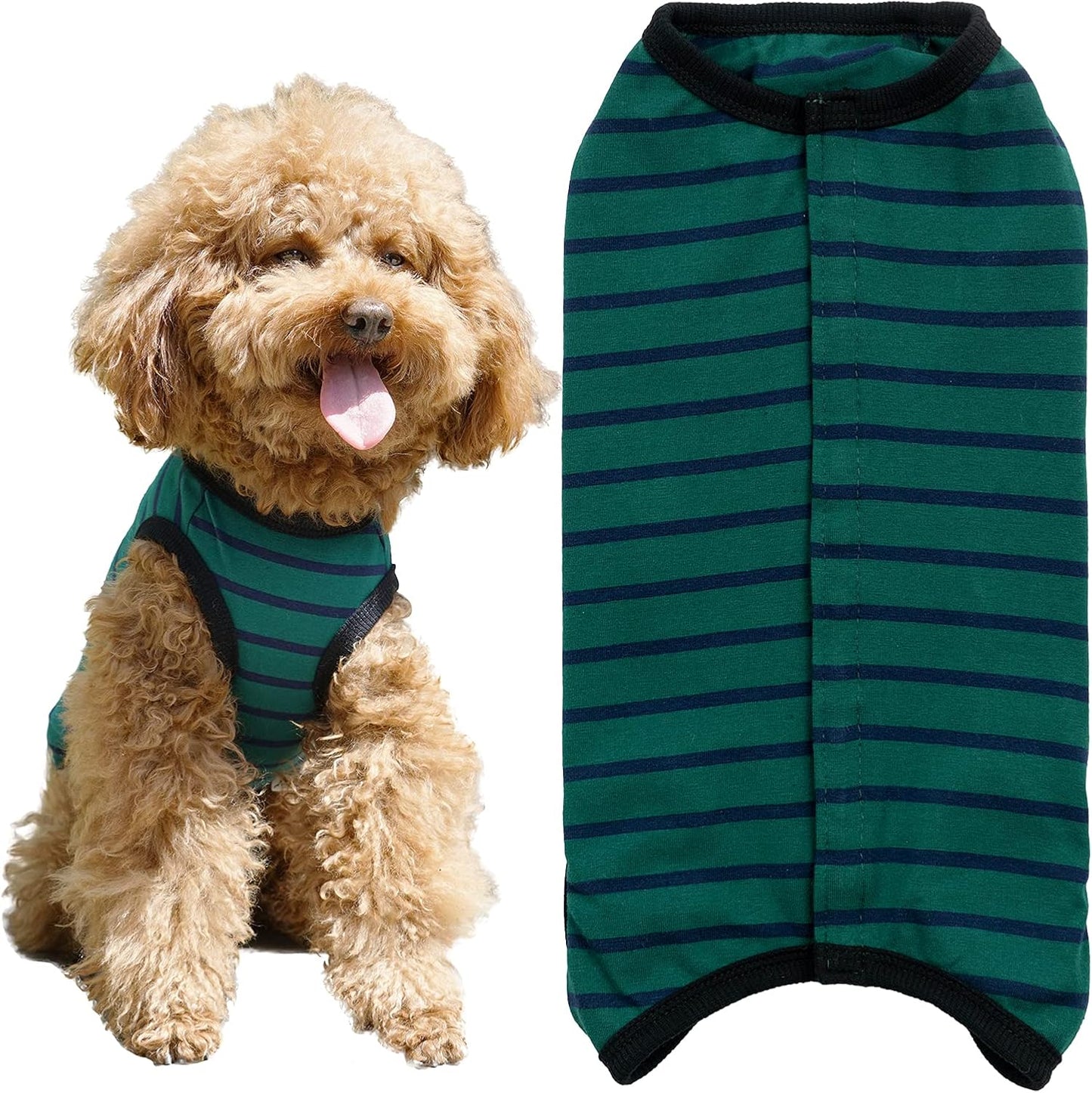 Kukaster Pet full coverage anti licking puppy bodysuit lifestyle view