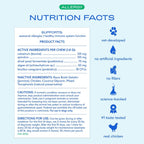 Authentic USA imported dog supplements for pet seasonal sneeze and itch defense.