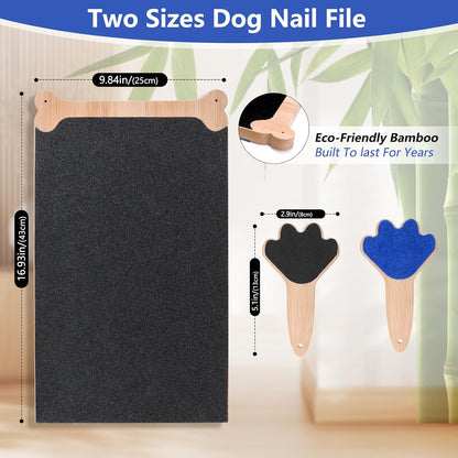 Small and large dog breeds using FL Falatier nail file