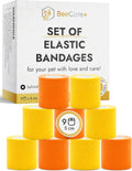 Qpets self adhering elastic dog bandages front view