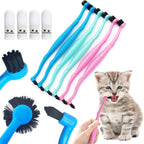 Dual Sided Cat Toothbrush Dog Toothbrush Finger Brush Micro Head, Suitable for Small to Large Dogs & Cats (White, Small) - Image 10