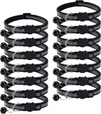 14 Pack Breakaway Cat Collar with Bell, Reflective Kitten Collar for Girl Boy Cats, Safety Buckle Adjustable 7.5-12.5 Inch, 0.4 Inch Width Lightweight, Pet Gifts (Multi-Colored) - Image 15