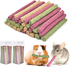 ERKOON Timothy Hay Sticks,Rabbit Chew Toys for Teeth Natural Molar Sticks Rabbits Treats for Bunnies, Chinchilla Guinea Pigs, Gerbil, Hamster (25 Pcs) - Image 11