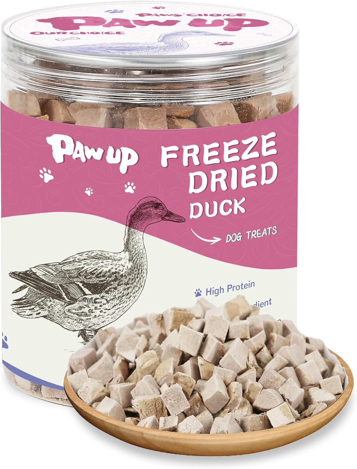 PAWUP Freeze Dried Chicken Dog Treats, 100% Single Ingredient Chicken Breast High Protein Dog Treats, Grain Free Dog Training Treats or Dog Food Topper, 4.6 oz - Image 12