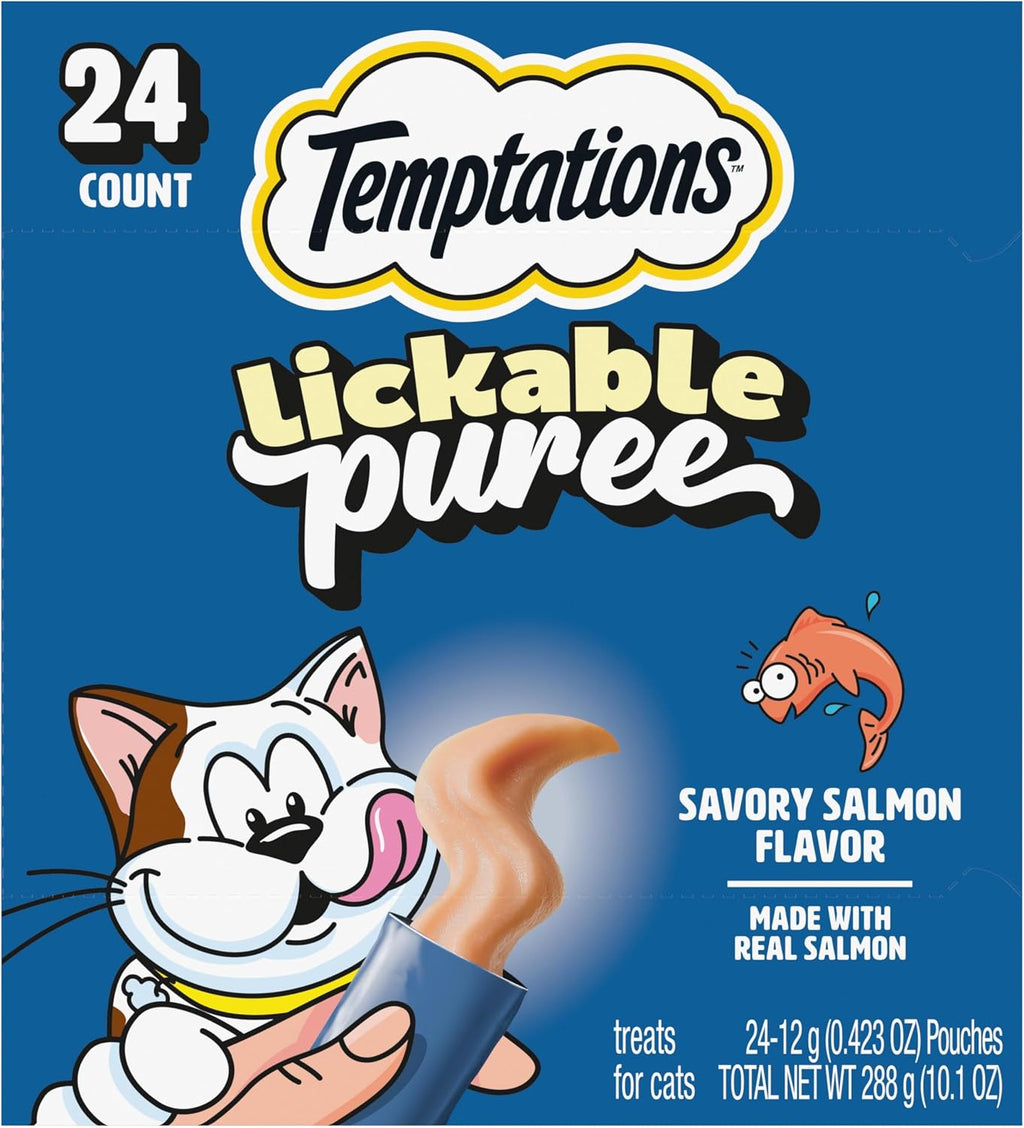 Temptations Creamy Puree Squeezable Lickable Cat Treats, Wet Cat Treats with Chicken, 0.42 oz. Tubes, 16 Count - Image 10