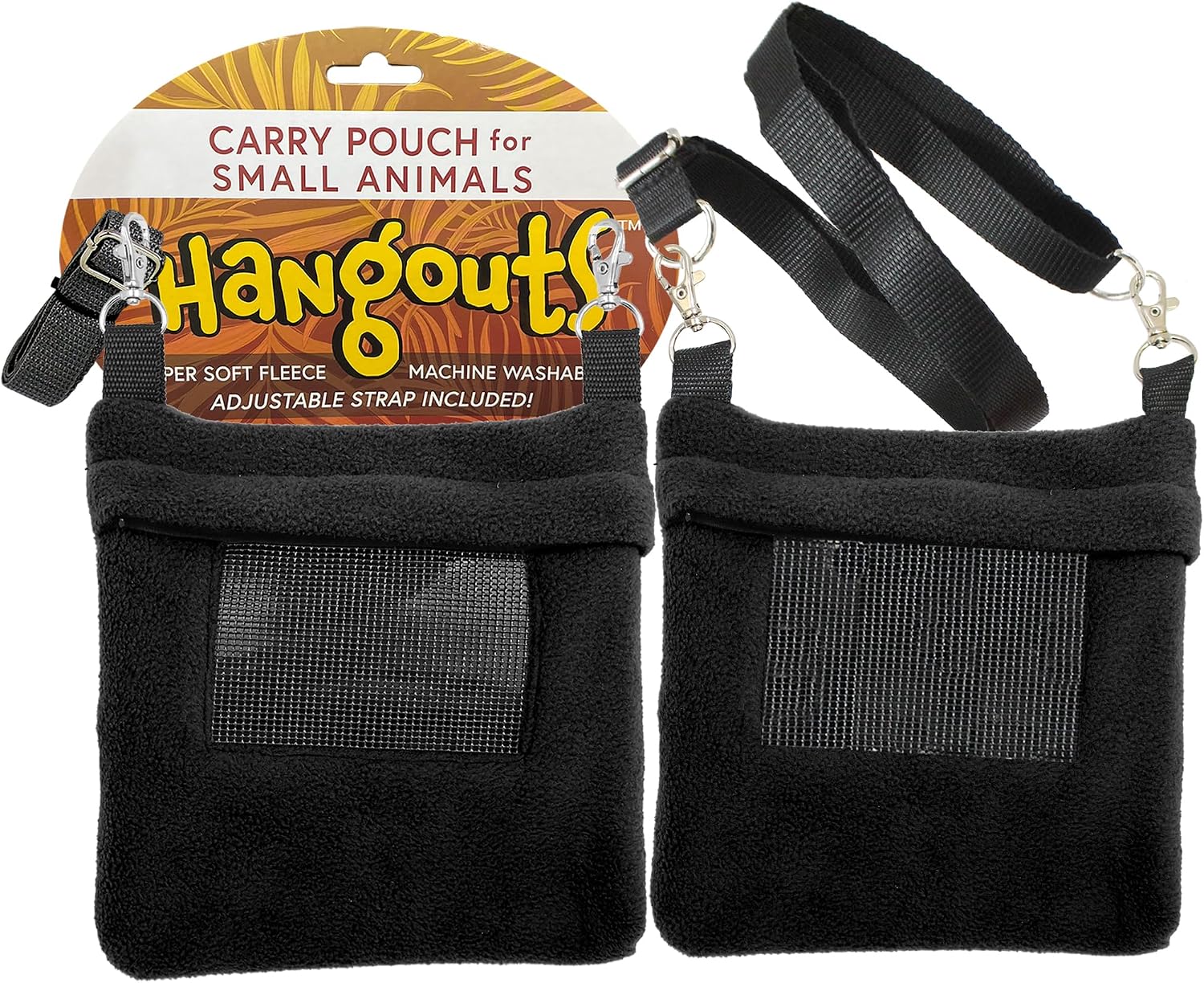 Exotic Nutrition Economy Carry Bonding Pouch (Black) - for Sugar Gliders, Squirrels, Marmosets, Hamsters, Rodents, Rats, Reptiles, & Other Small Pets - Image 9