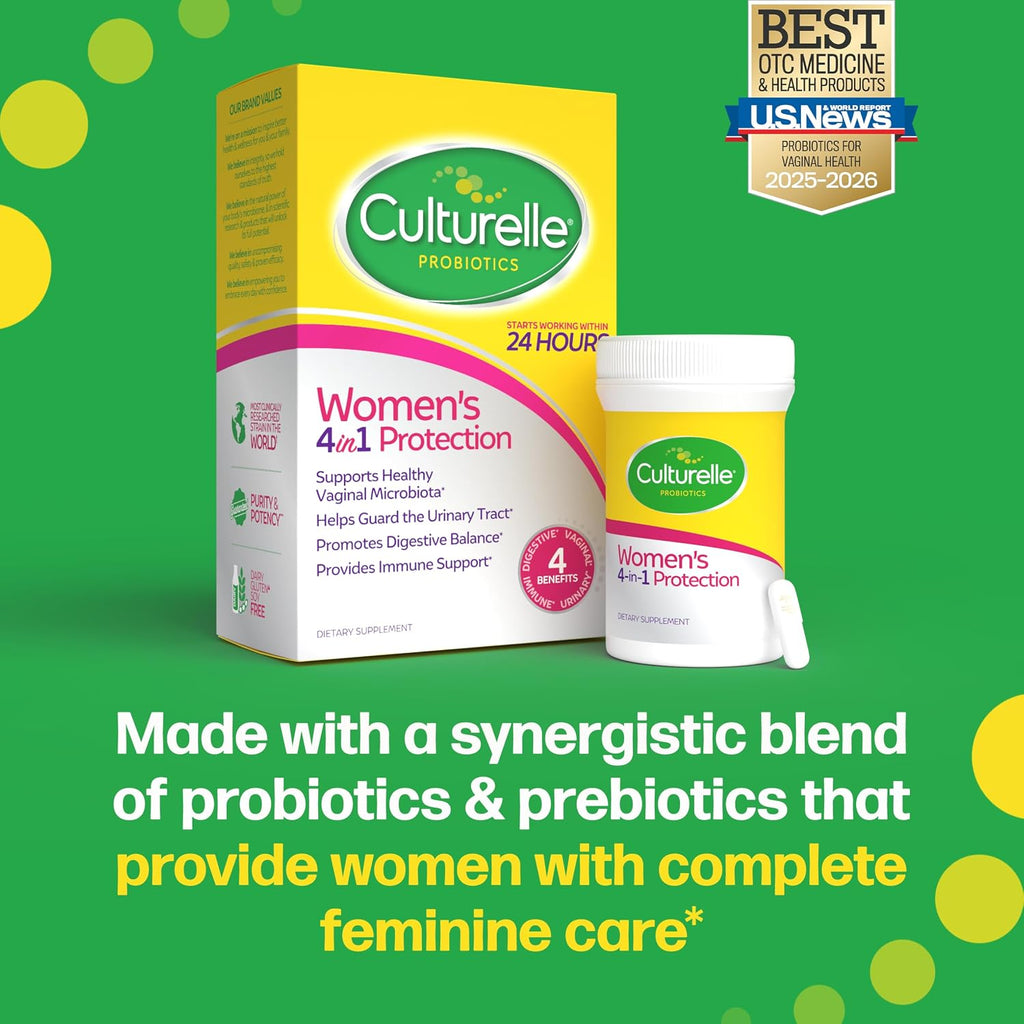 Culturelle probiotics for women blister or bottle layout