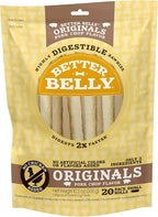 Better Belly Proteins with Real Venison Small Rolls 6 Count, Digestible Rawhide for Dogs, 4.2 OZ - Image 12