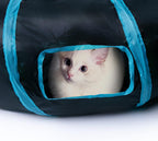Interior perspective of the Sheldamy collapsible tunnel illustrating the inner lining and flexible wire support.