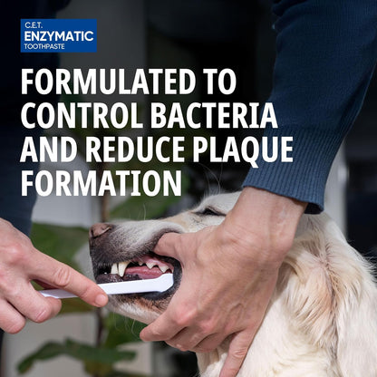 Virbac pet dental toothpaste packaging showing tartar control