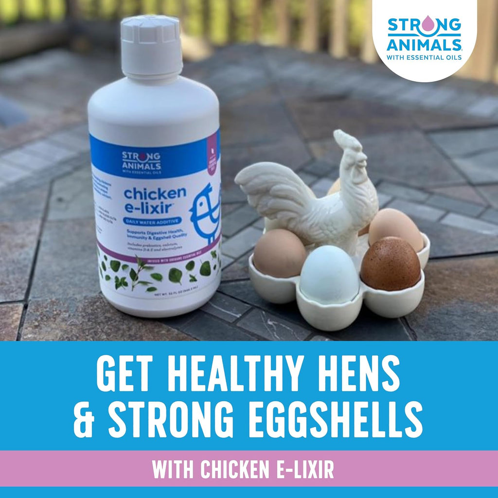 Strong Animals Chicken Elixir 32 Ounce authentic USA imported packaging details