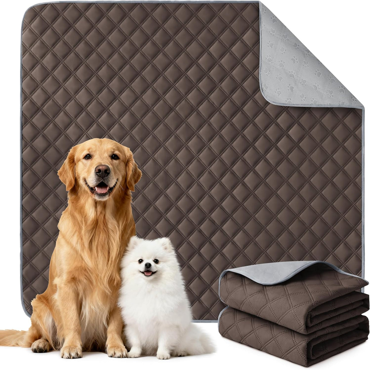 Eterish Reusable Washable Pee Pads for Dogs Large/Extra Large 36'' x 41'' 2 Pack, Absorbent Pet Puppy Dog Training Pads Non-Slip, Waterproof Whelping Potty Pads for Dogs Leak-Proof - Image 10