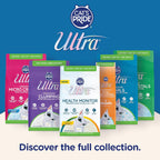 Ultra silica gel crystal cat litter back label with usage instructions