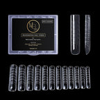 MGart dual nail forms front view packaging and mold display
