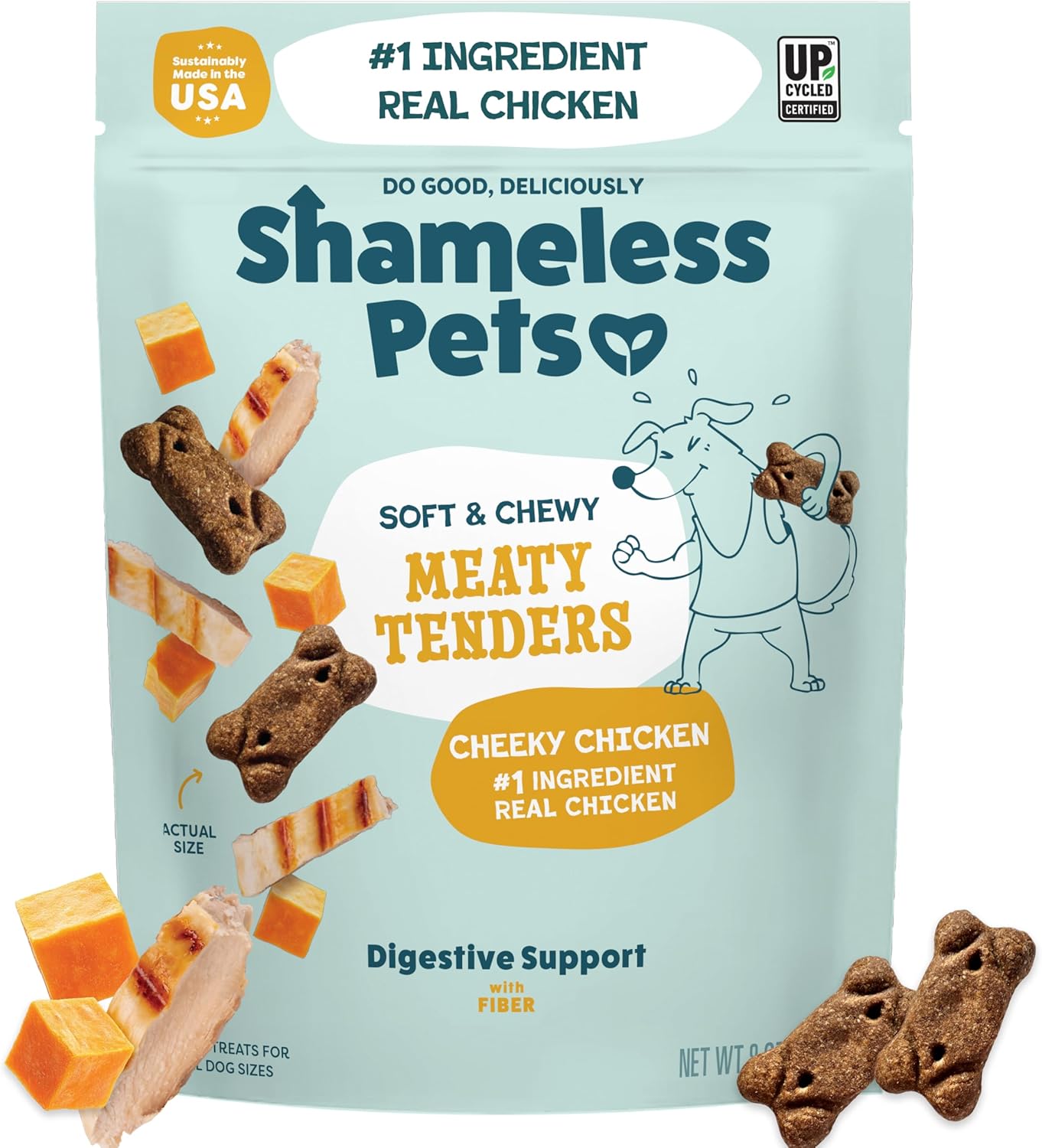 Shameless Pets Soft Dog Treats - Bacon Me Crazy Meaty Tenders, Soft & Chewy Treats for Dogs, Real Bacon 1st Ingredient, Grain Free, Healthy Treats for Small, Medium & Large Dogs, 8oz - Image 9
