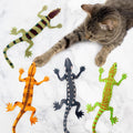 CiyvoLyeen lizard catnip toys set of four front view