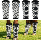 OAHELAKE imported horse fly boots showing structural shape retention stays
