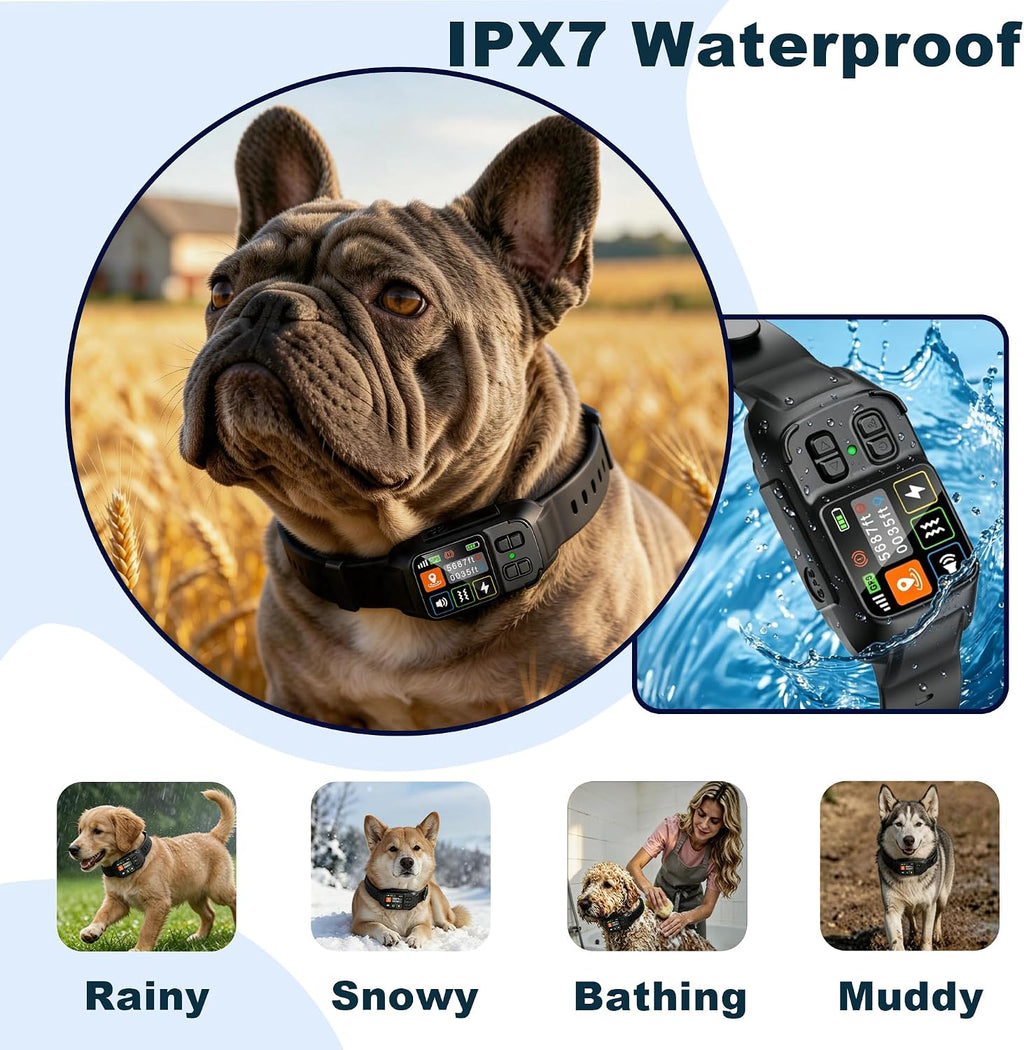 Adjustable training modes layout detailing beep vibration and static levels.