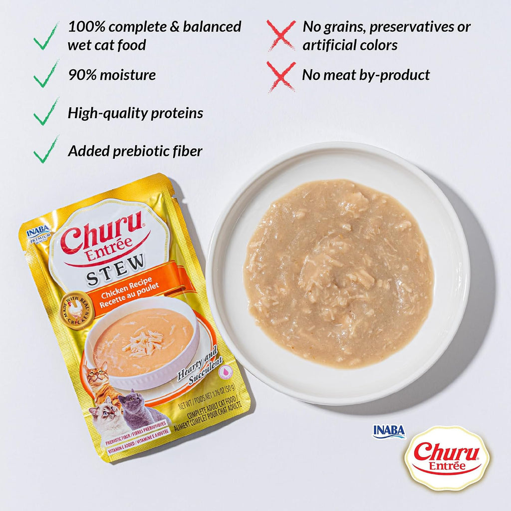 Shredded chicken and tuna wet food for growing kittens