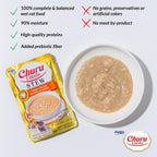 Shredded chicken and tuna wet food for growing kittens