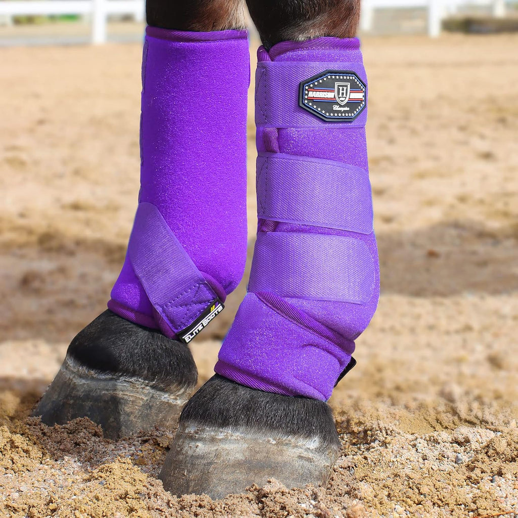 Side view of large size harrison howard shock absorbing sports boots for endurance training