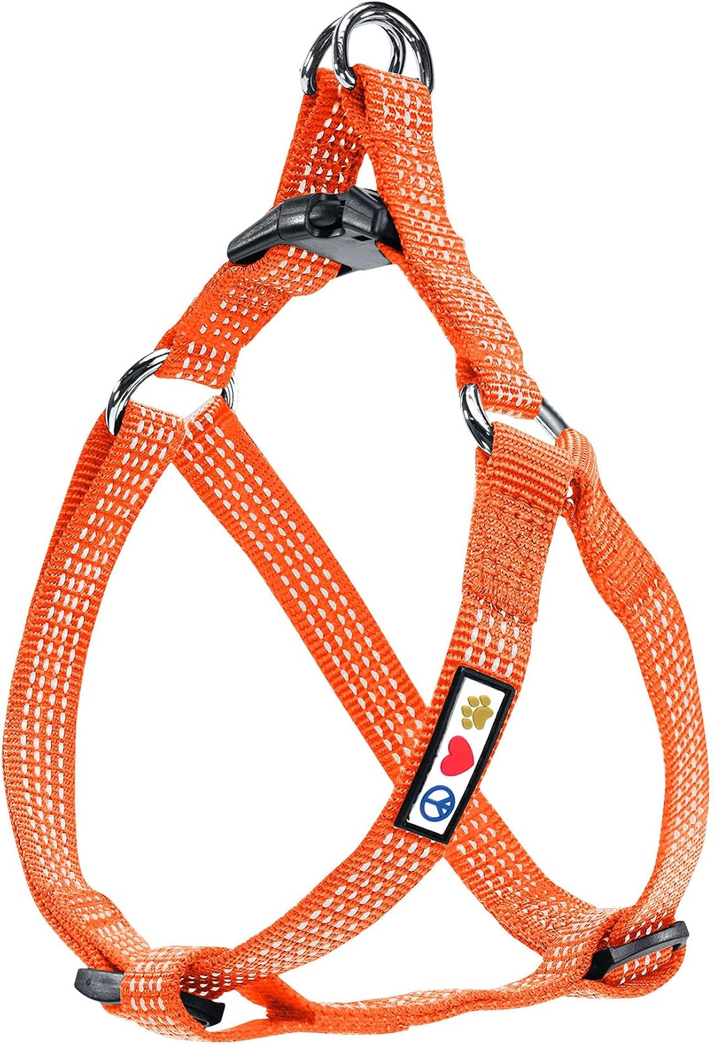 Pawtitas Solid Step-in Dog Harness - Adjustable No-Pull Vest for Puppies to Seniors, Safe & Comfortable XS Black - Image 9