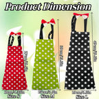 2 Pack Chicken Diapers for Hens, Roosters, Diapers for Ducks, Ducklings, Reusable Pet Diaper with Bow Ties Waterproof Poultry Nappies for Geese Pet Ducks-Red&Black Polka,S - Image 7