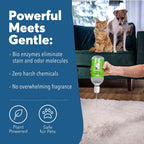 Kinderbean pet laundry and carpet cleaning enzyme solution bottle