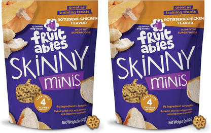 Fruitables Skinny Mini Dog Treats, Healthy Sweet Potato Treat for Dogs, Low Calorie & Delicious, Puppy Training, No Wheat, Corn or Soy, Made in the USA, Bacon and Apple Flavor, 12oz - Image 13