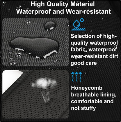 Breathable mesh lining and shockproof abdomen sponge of the full body dog sling.