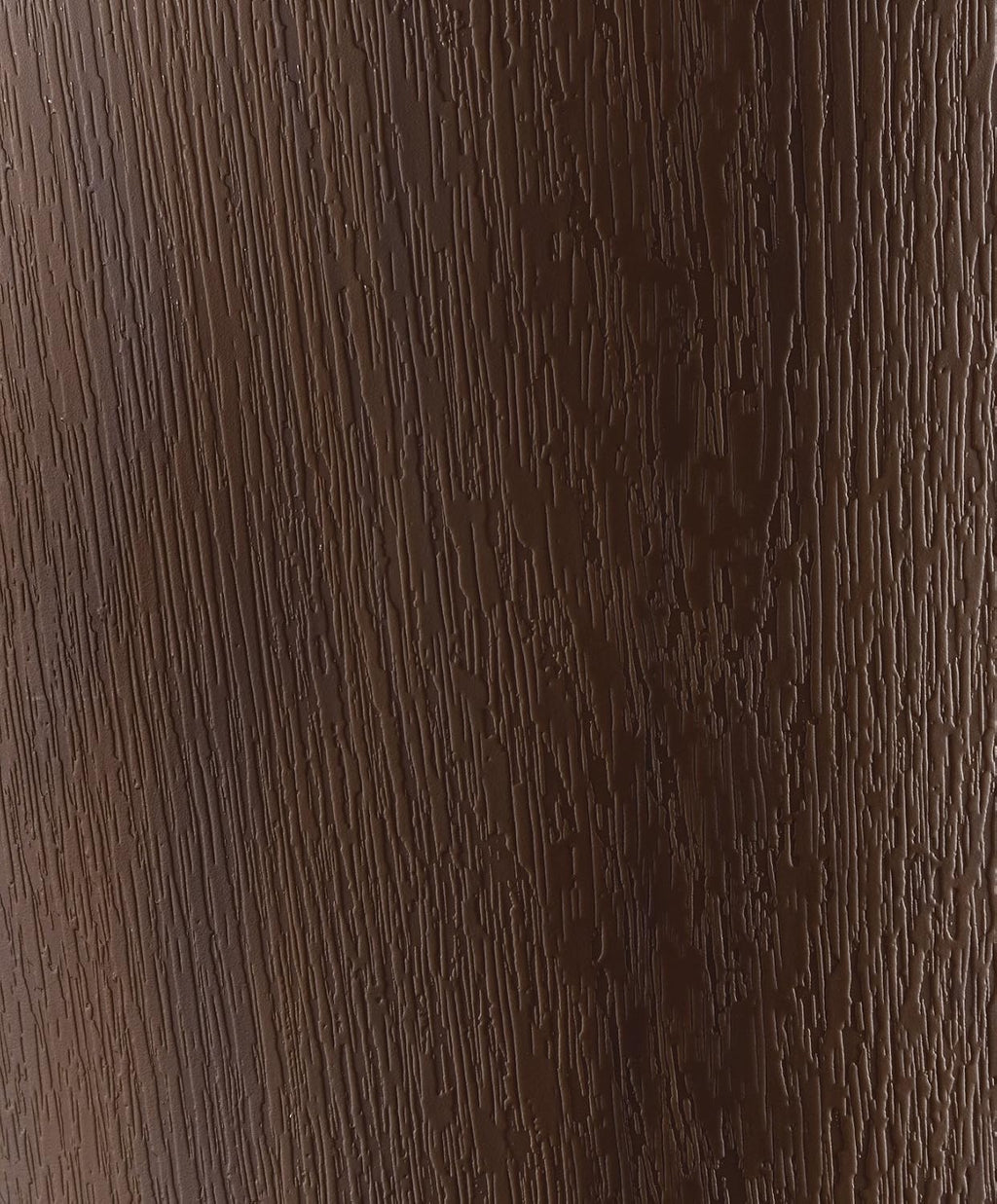 Richell small wastebasket showing textured wood finish