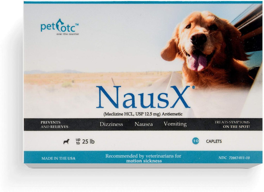 Authentic USA imported NausX dog travel medication