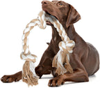 Packaging view of the authentic USA imported Fida tough cotton dog rope.