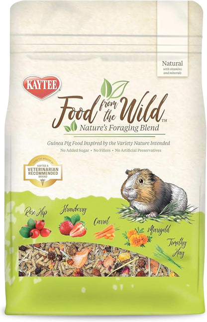 Kaytee Food from The Wild Guinea Pig Food 4 Pound front view premium pet nutrition