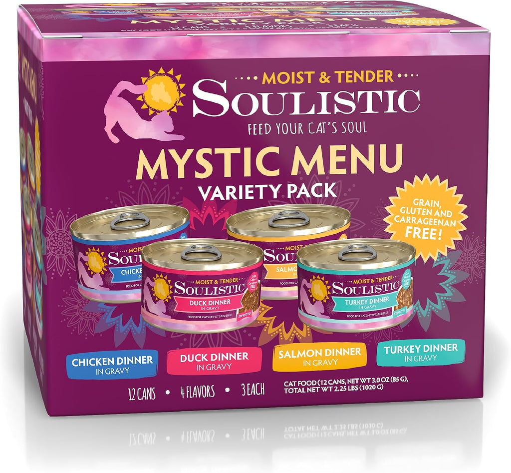 Soulistic Moist and Tender, Salmon Dinner in Gravy, 5.5oz Can, Pack of 8 - Image 12