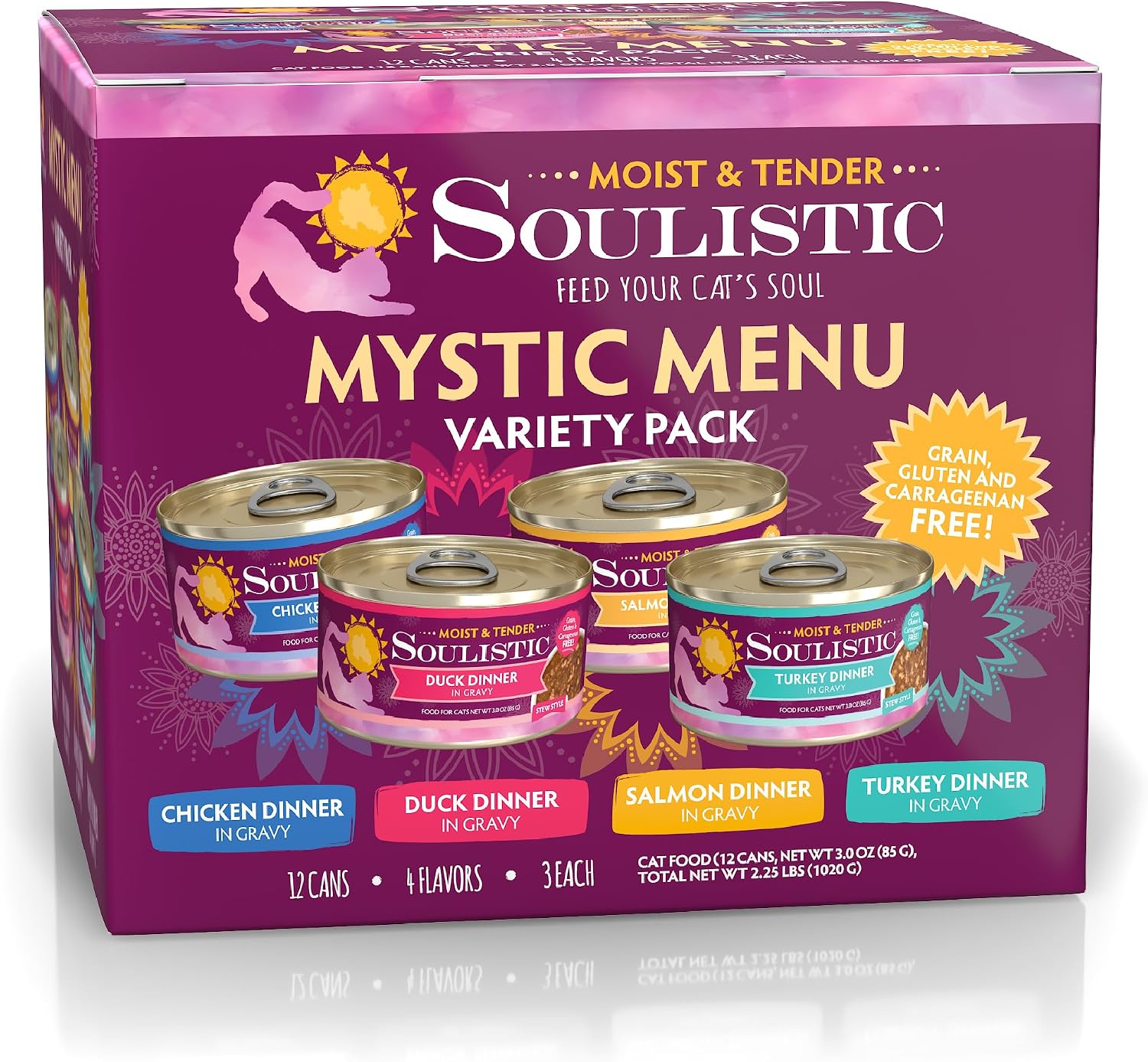 Soulistic Moist and Tender, Salmon Dinner in Gravy, 5.5oz Can, Pack of 8 - Image 12