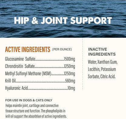 Liquid Joint Aid formula bottle showcasing the medical-grade dosage pump dispenser