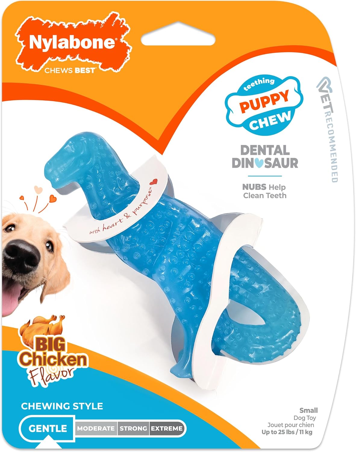 Nylabone Puppy Pacifier Chew Toy, Teething Toys for Puppies, Bacon Flavor, Small - Up to 25 lbs, 1 Count - Image 13