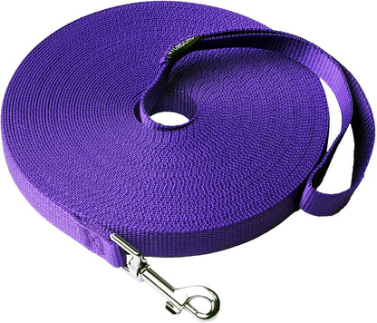 Dog/Puppy Obedience Recall Training Agility Lead - 15ft 20ft 30ft 40ft 50ft Training Leash - Great for Play, Camping, or Backyard (Pink, 20 Feet) - Image 14