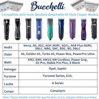 Bucchelli number 10 cat hair clipper replacement blade chrome finish details