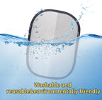 Side view of CUBIZ breathable mesh pet hair removal glove