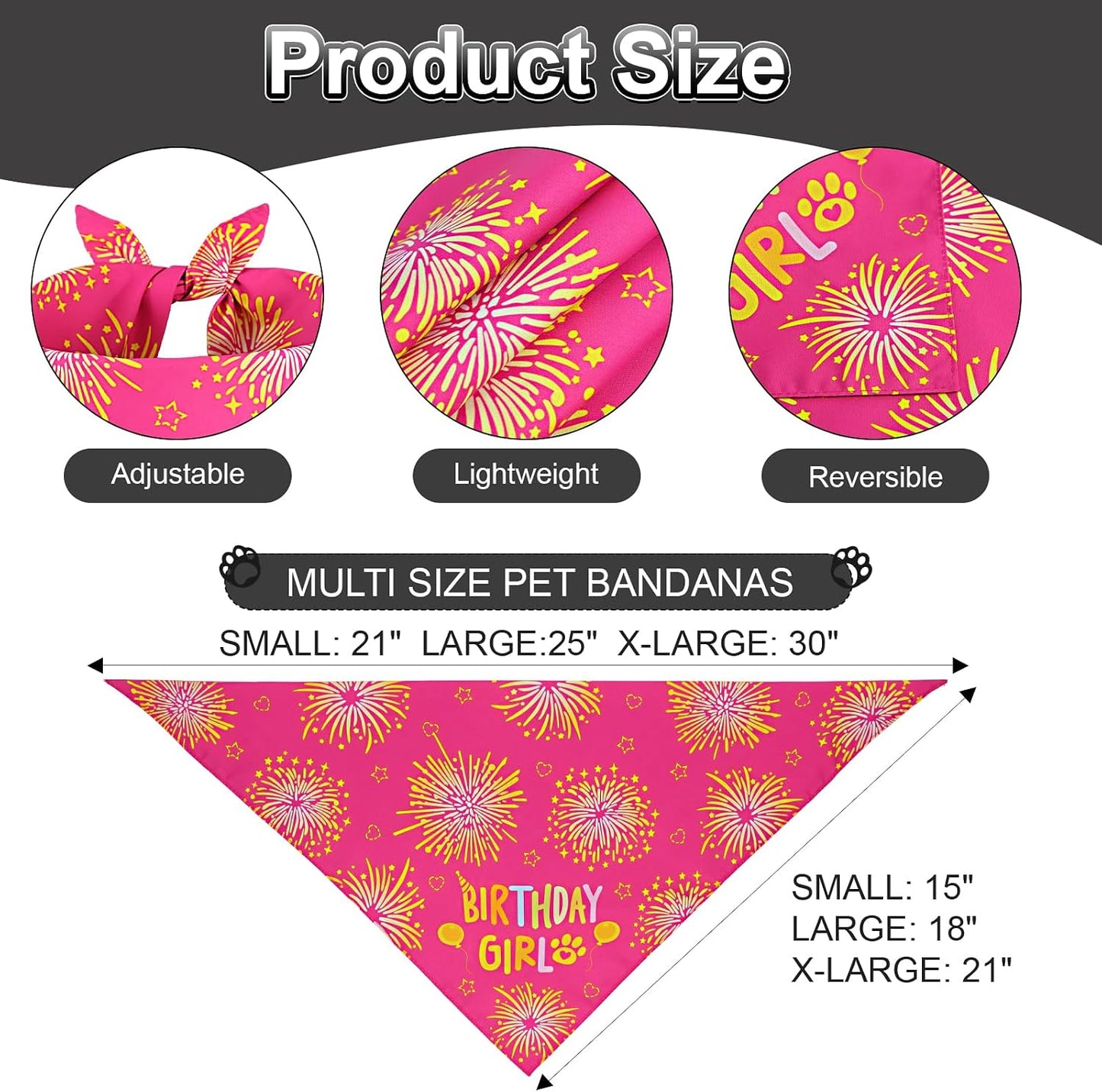 Agroon dog birthday set with interchangeable age numbers