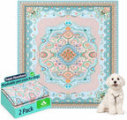 Aitmexcn Washable Puppy Dog Pee Pad, 2PCS 100% Waterproof Whelping Training Mat for Puppy/Senior Dog, Fast Drying Reusable Puppy Pads for Indoor, Outdoor and Car Travel- 24'' x 36'' - Image 11