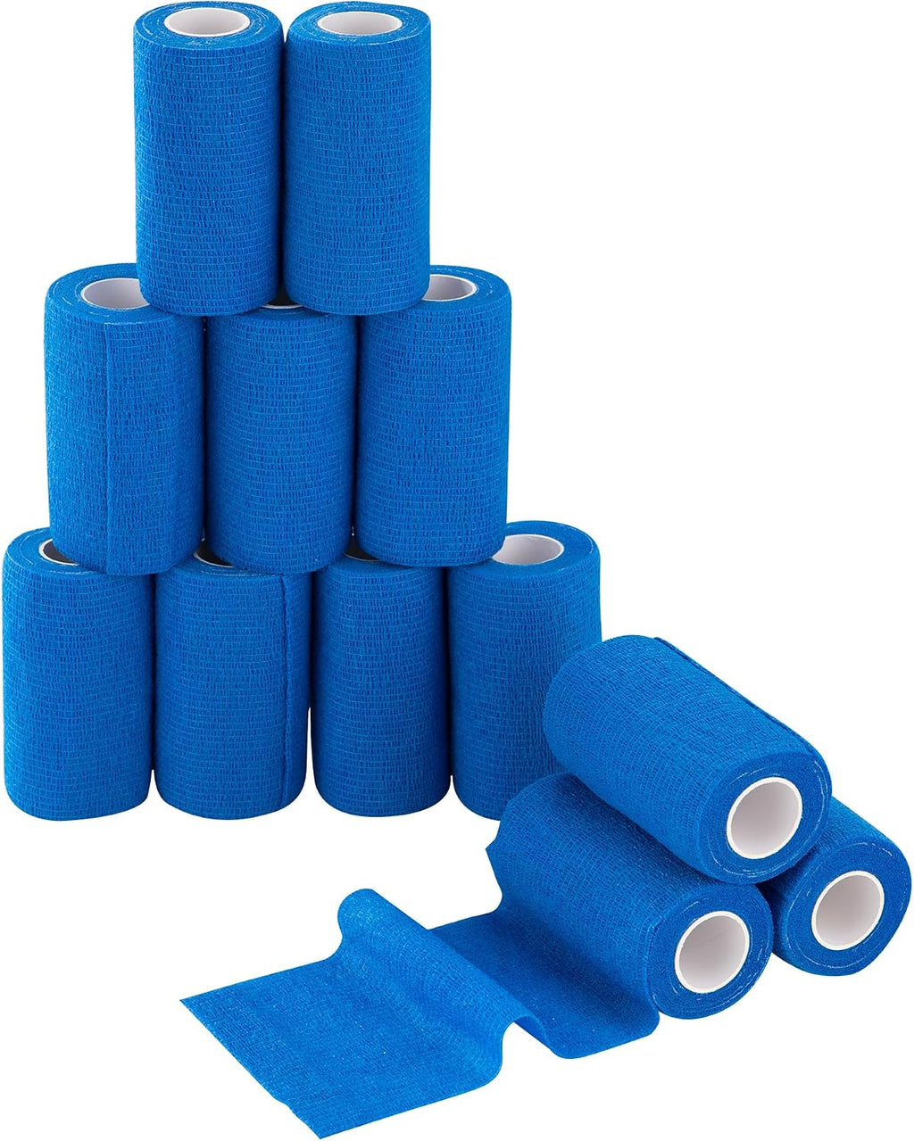 Phytop adhesive bandage wrap 12 pack blue front view