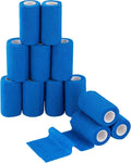 Phytop adhesive bandage wrap 12 pack blue front view