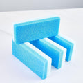 Generic 4 Pcs blue foot pumice stone set front view