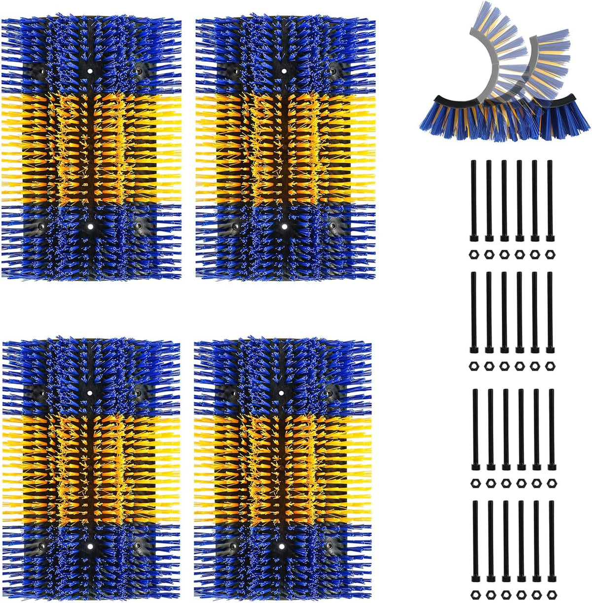 Livestock Scratching Brush, 2Pcs Upgraded Large Cattle Scratcher with 12 Screws, Horse Brushes for Grooming, Relieve Itching on the Back, Livestock Supplies for Horse, Goat, Cow, Pig(XL Brush) - Image 9