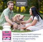 Pet digestive care probiotics with multiple strains of beneficial bacteria.
