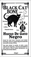 Aura Variety Black Cat Bone Faux Talismans front view set of three