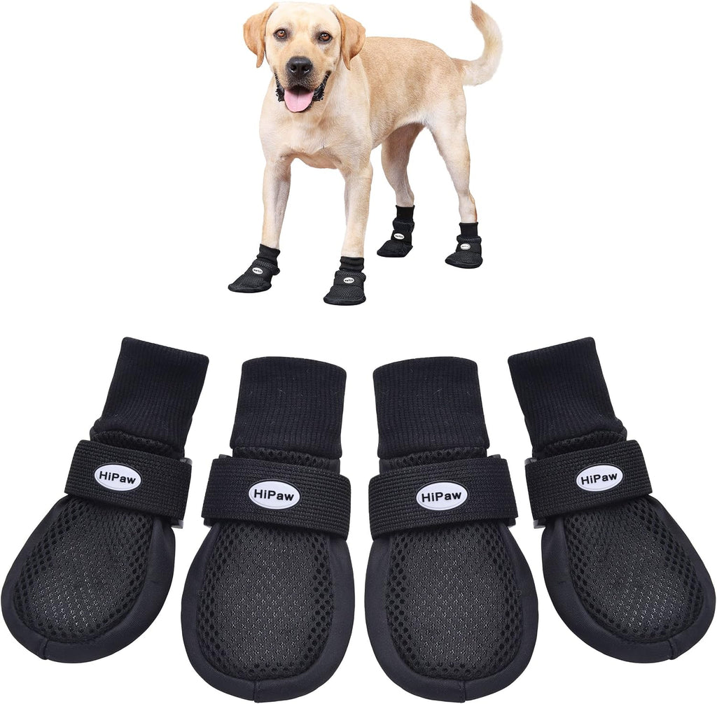 HiPaw breathable mesh dog boots front view for medium and large dogs